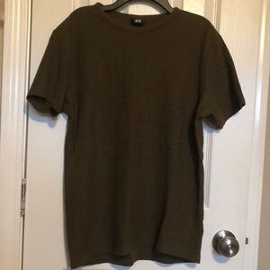H&M Green Short Sleeve Tee